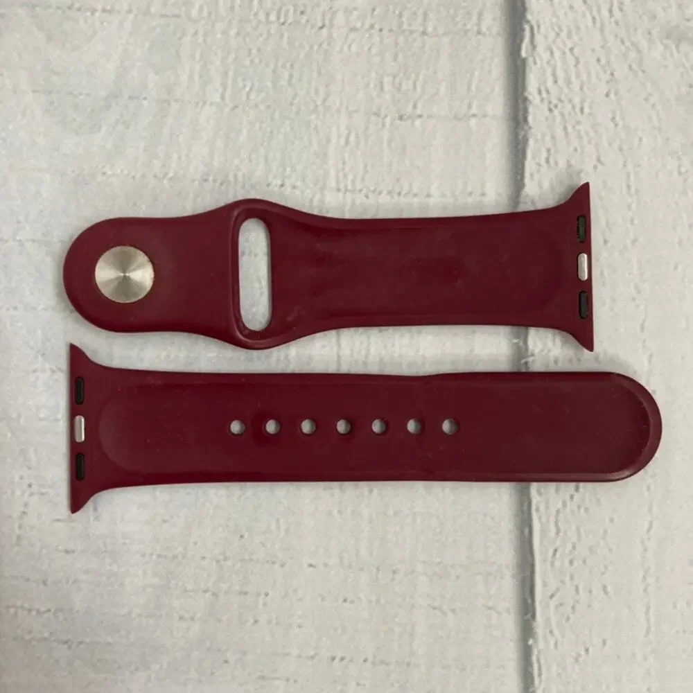 Apple Watch 40mm Sport Band Bundle - 3 - Orange, White, Maroon